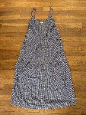 Old Navy | Dresses | Old Navy Pink Gingham Maxi Dress | Poshmark